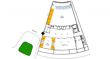 Check out the exhibition area and choose the best location for your stand!
